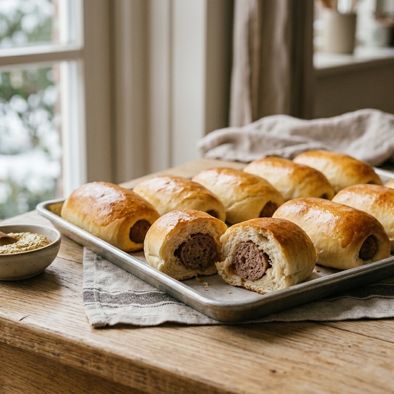 Worstenbroodjes recept
