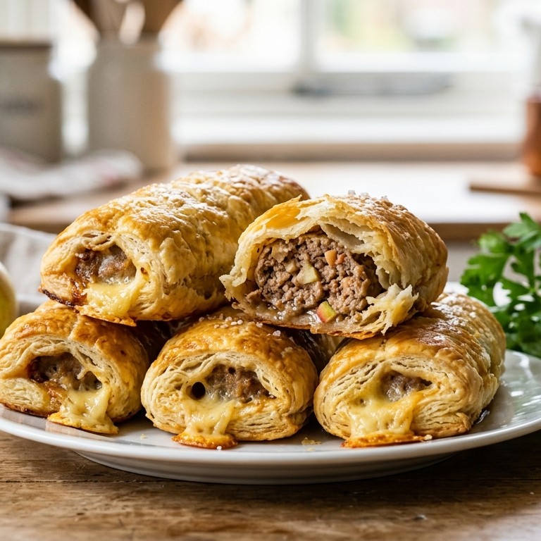 Worstenbroodjes (met kaas) recept