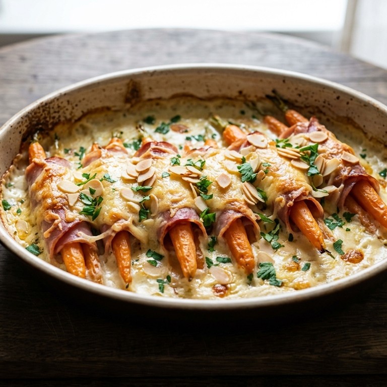 Wortel-hamrolletjes uit de oven recept
