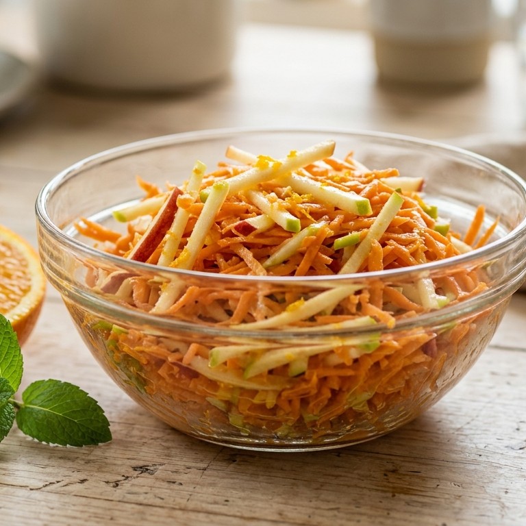 Wortelappelsalade recept