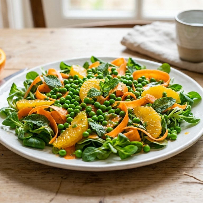 Worteldoperwtensalade recept