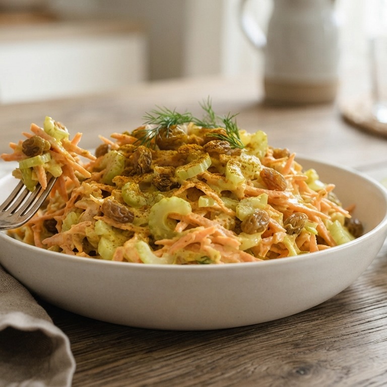 Wortelsalade met kerrie recept