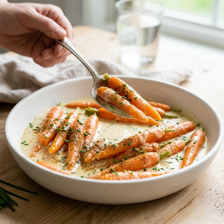 Worteltjes met citroenroom recept