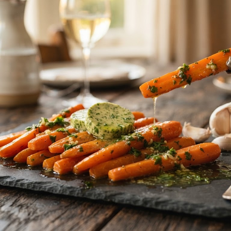 Worteltjes met kruidenboter recept