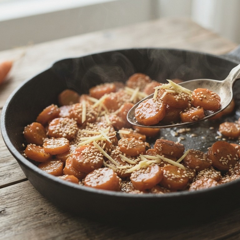 Worteltjes met verse gember recept