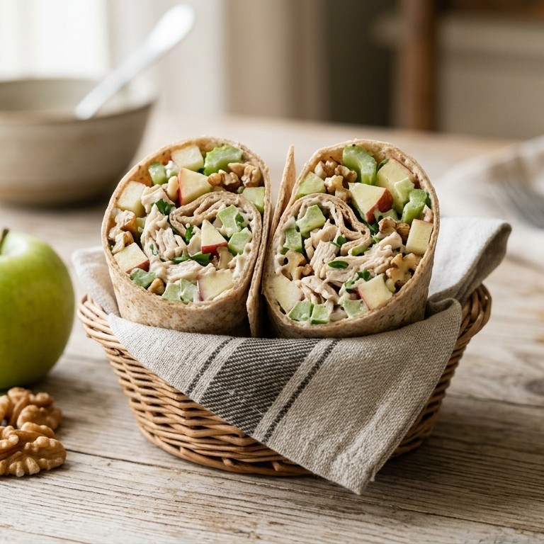 Wrap met kip-selderijsalade recept