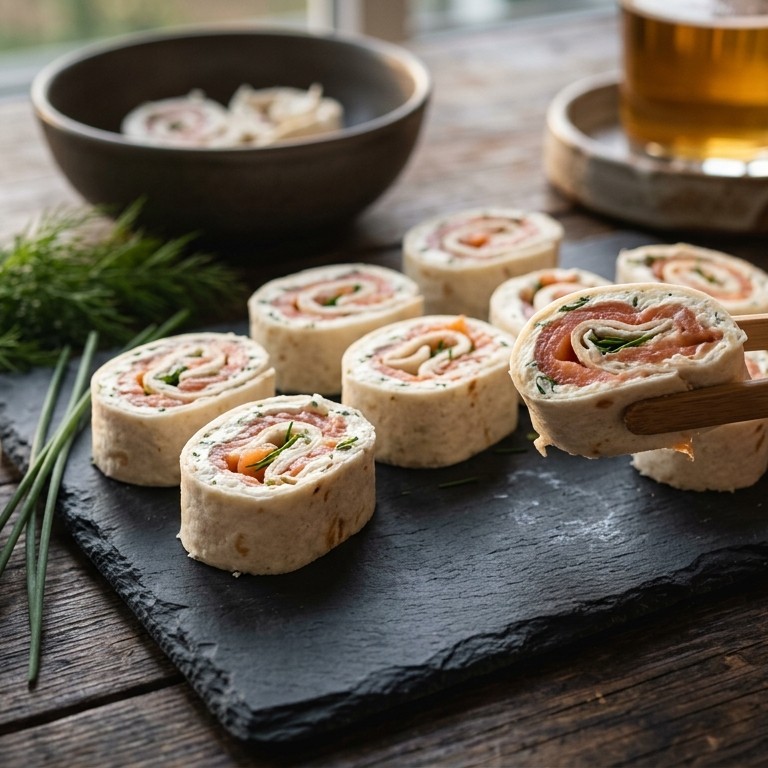 Wrap met zalm en boursin recept