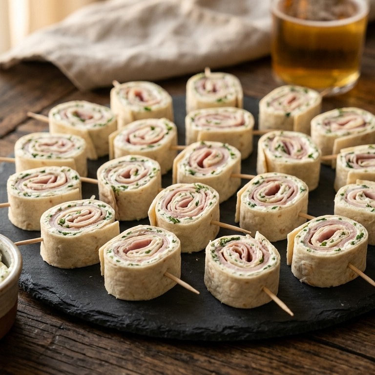 Wrap-snack met kruiden-roomkaas recept