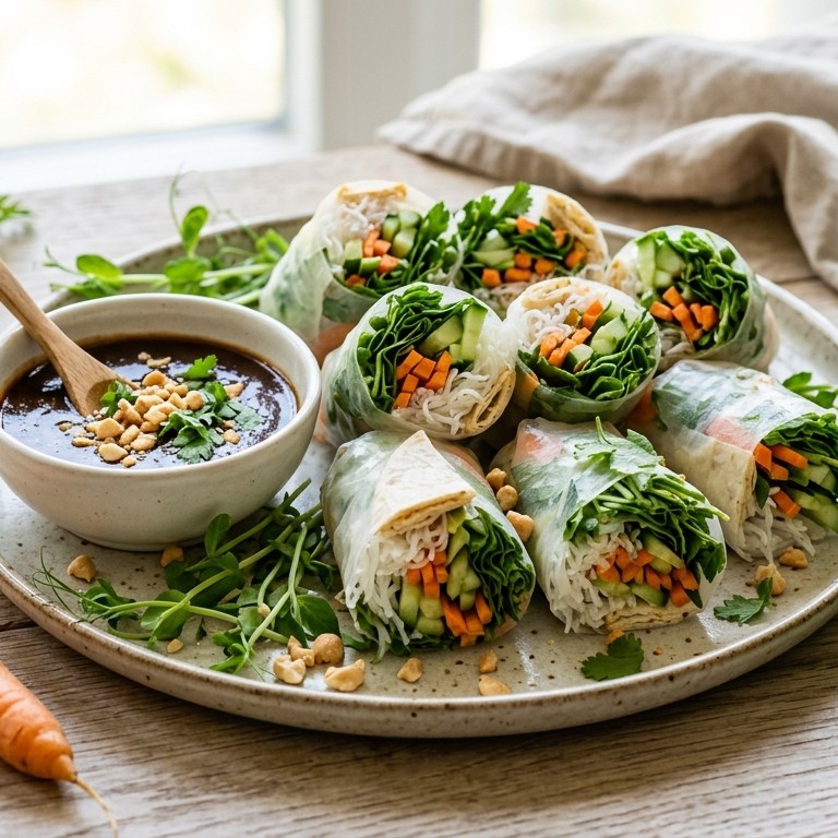 Wrap van groenten en erwt-asperges recept