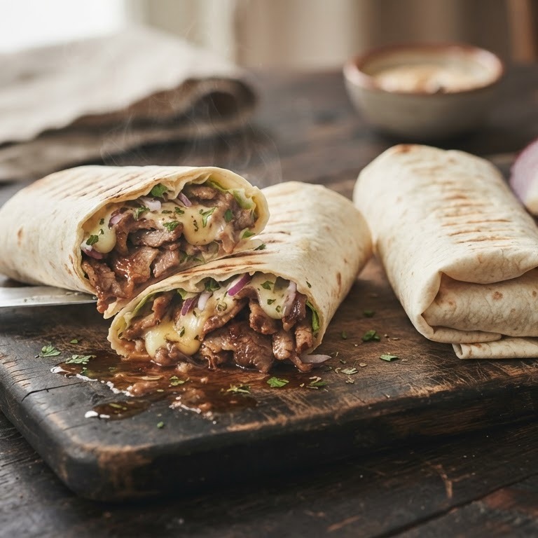 Wraps met kebab recept