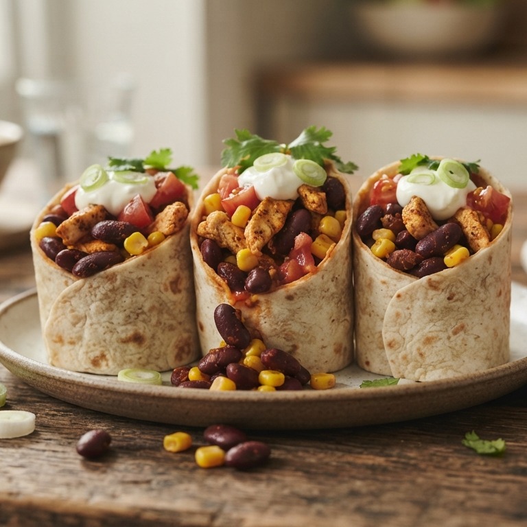 Wraps met kidneybonen en lente-ui recept