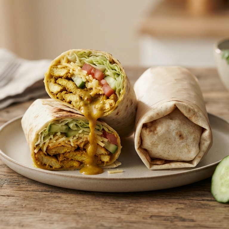 Wraps met kip recept