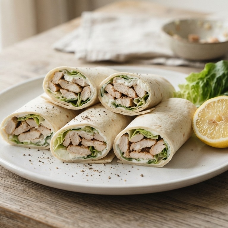 Wraps met kip recept