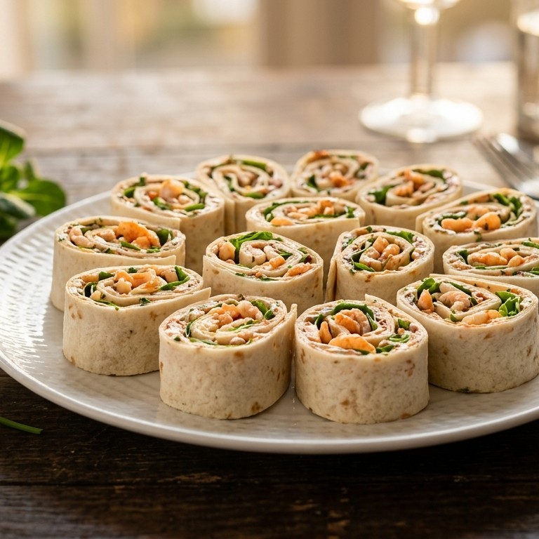 Wrapshapje met garnalen recept