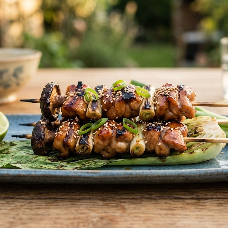 Yakitori-kipspiesjes recept