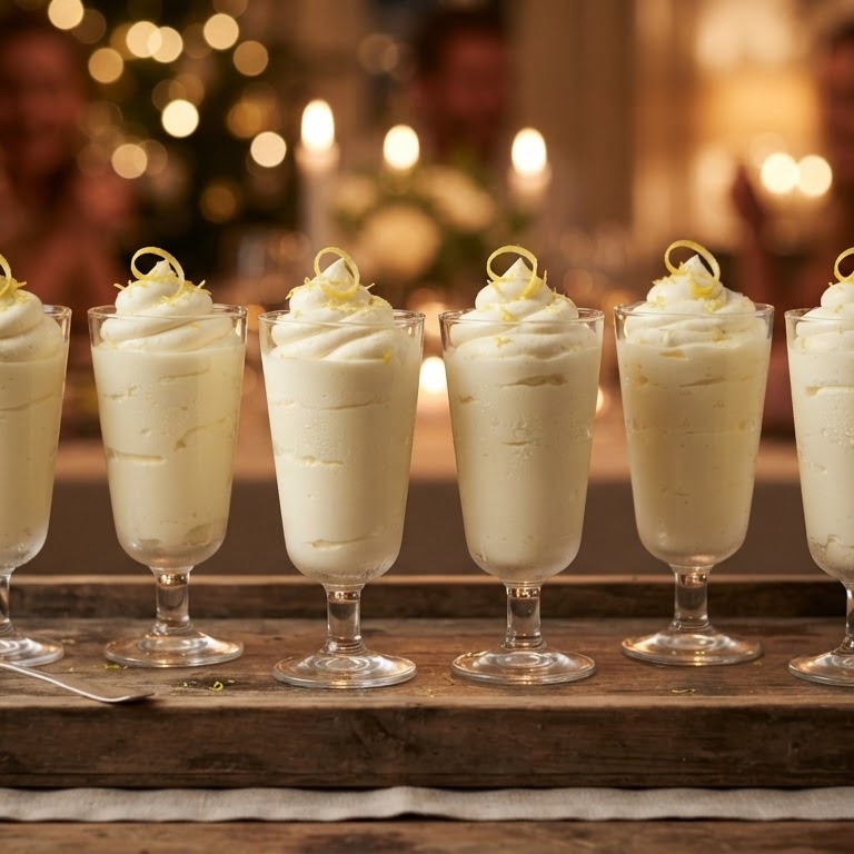 Yoghurt-citroenparfait voor buffet recept