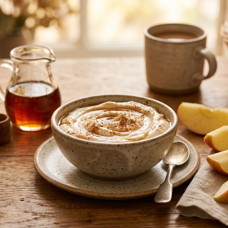 Yoghurt dipsaus met ahornsiroop recept