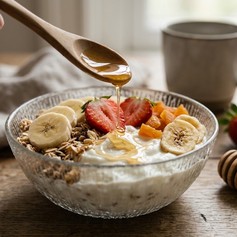 Yoghurt met muesli recept