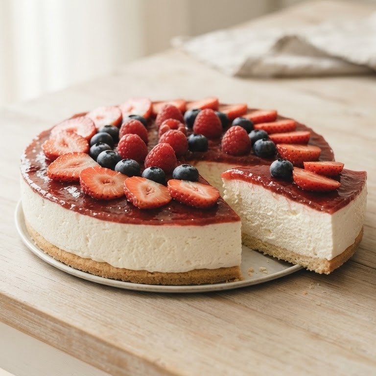 Yoghurt taart (light) recept