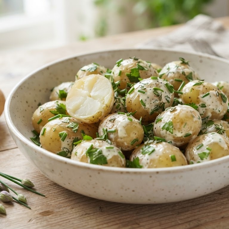 Yoghurtfrisse Malta aardappeltjes recept