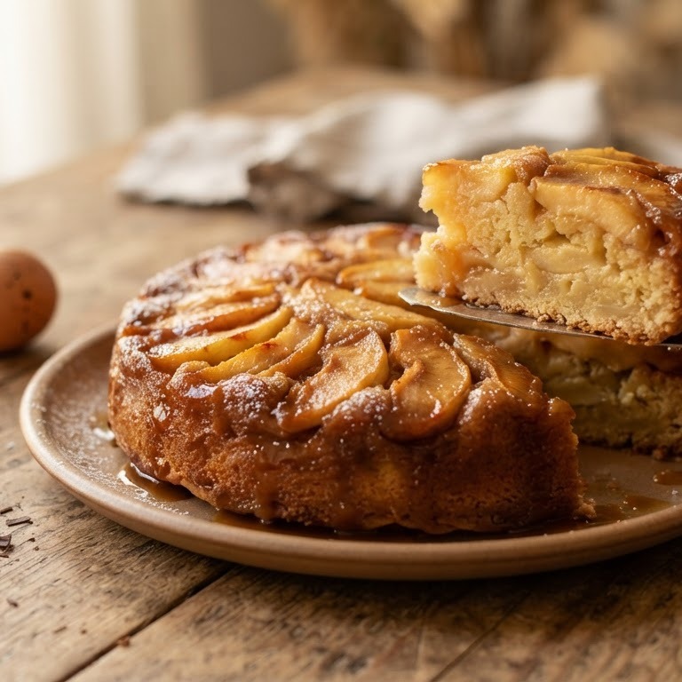 Zachte gekarameliseerde appeltaart recept