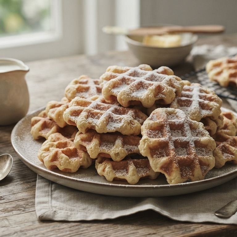 Zachte wafels (hele grote portie) recept