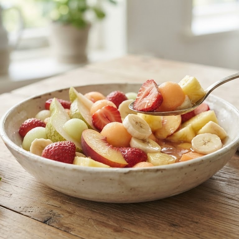 Zachtfruit salade recept