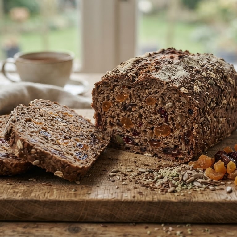 Zaden en pittenbrood (met gedroogd fruit) recept