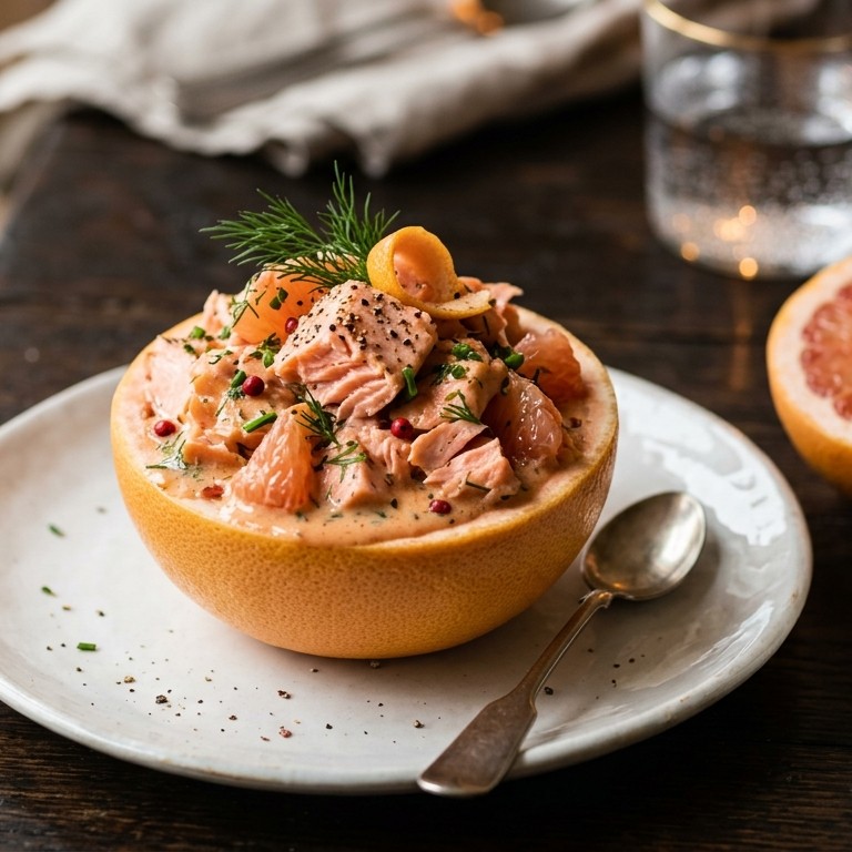Zalm cocktail met cognac recept
