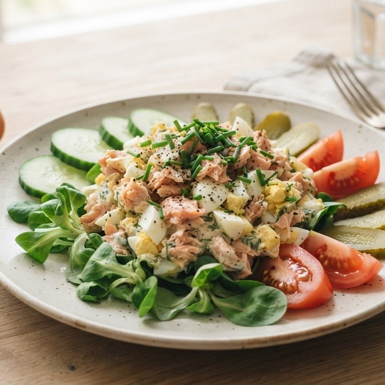Zalm-eisalade recept