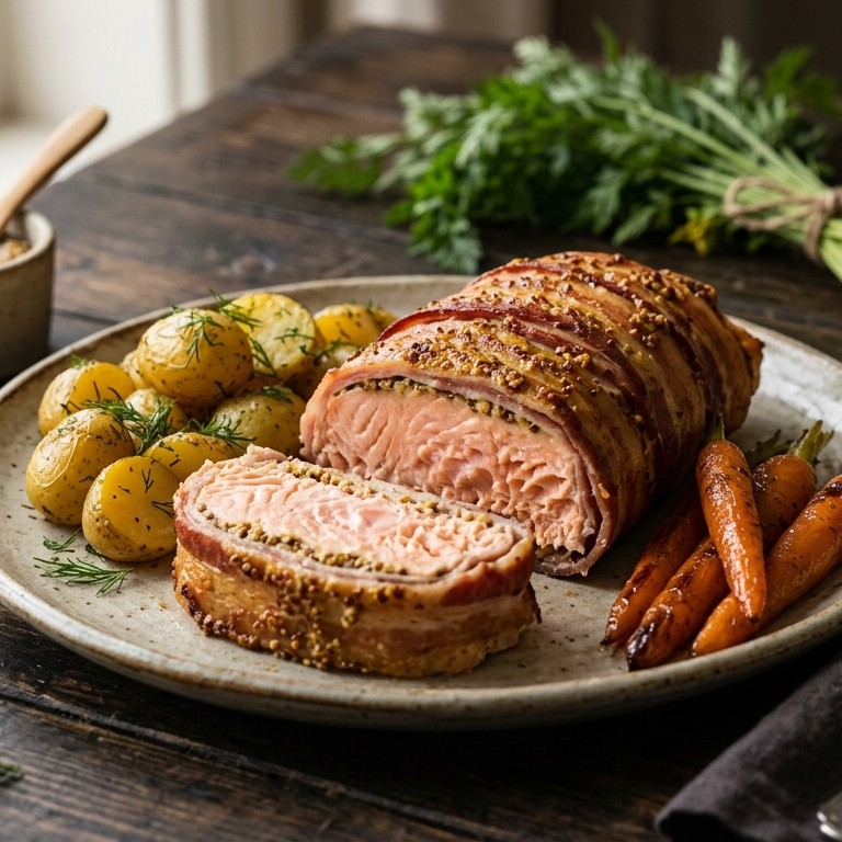 Zalm in een jasje recept