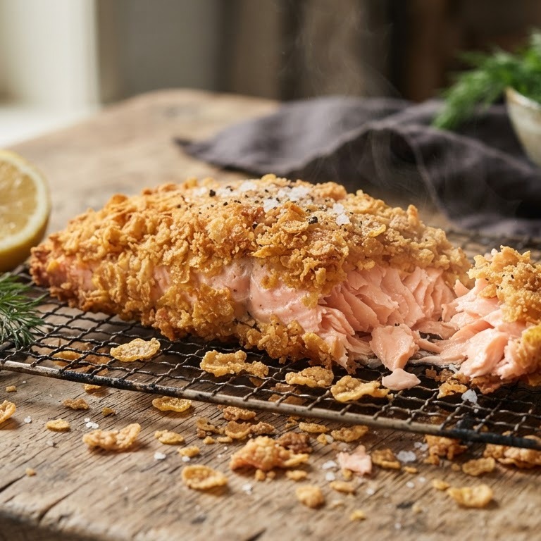 Zalm in een krokante korst recept