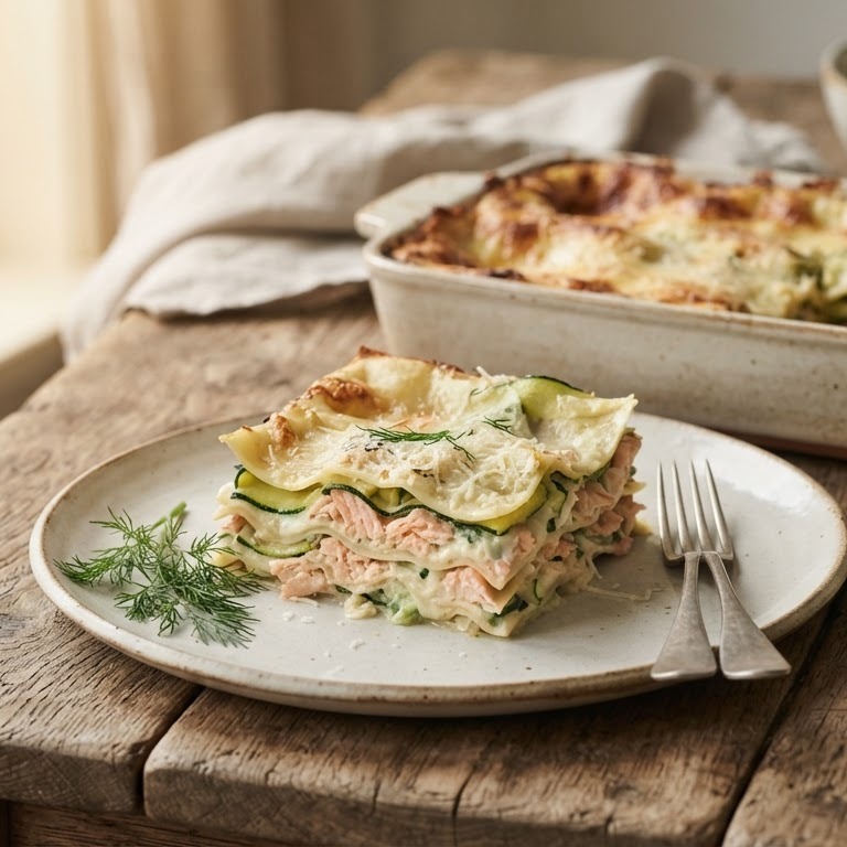 Zalm lasagna recept