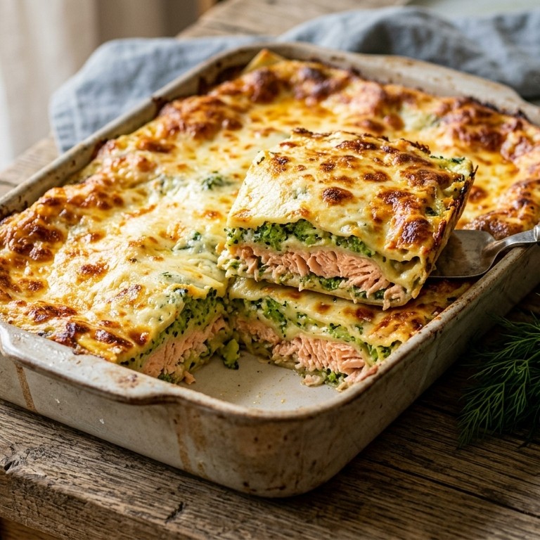 Zalm lasagna recept