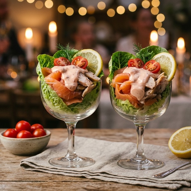 Zalm-makreel cocktail recept