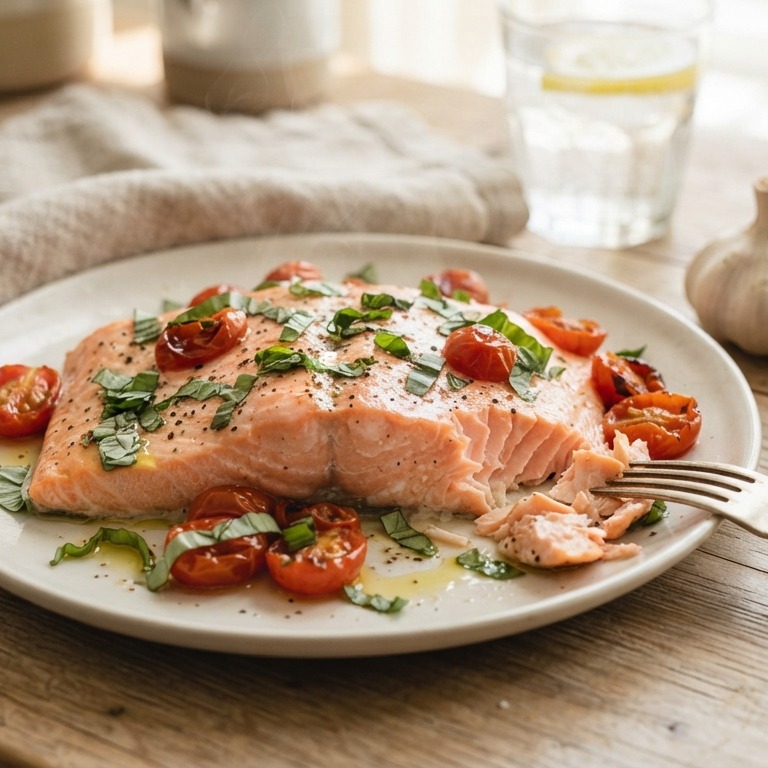 Zalm met basilicum recept