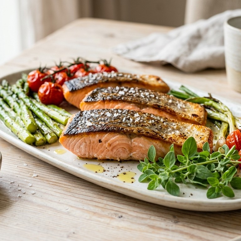 Zalm met grof zeezout recept