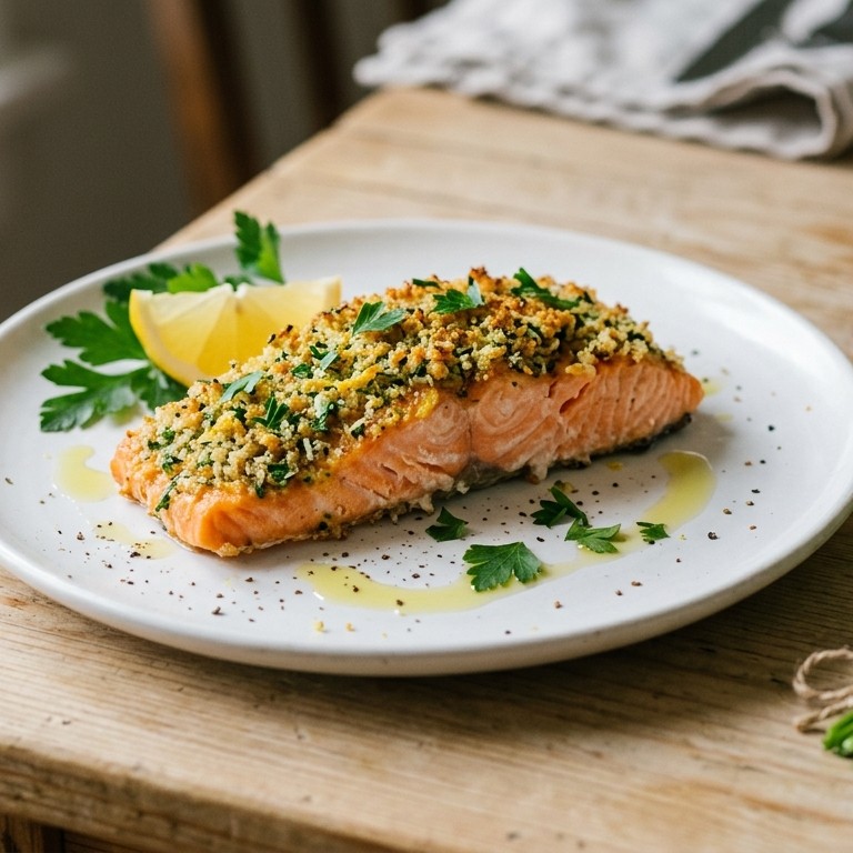 Zalm met knapperig korstje recept