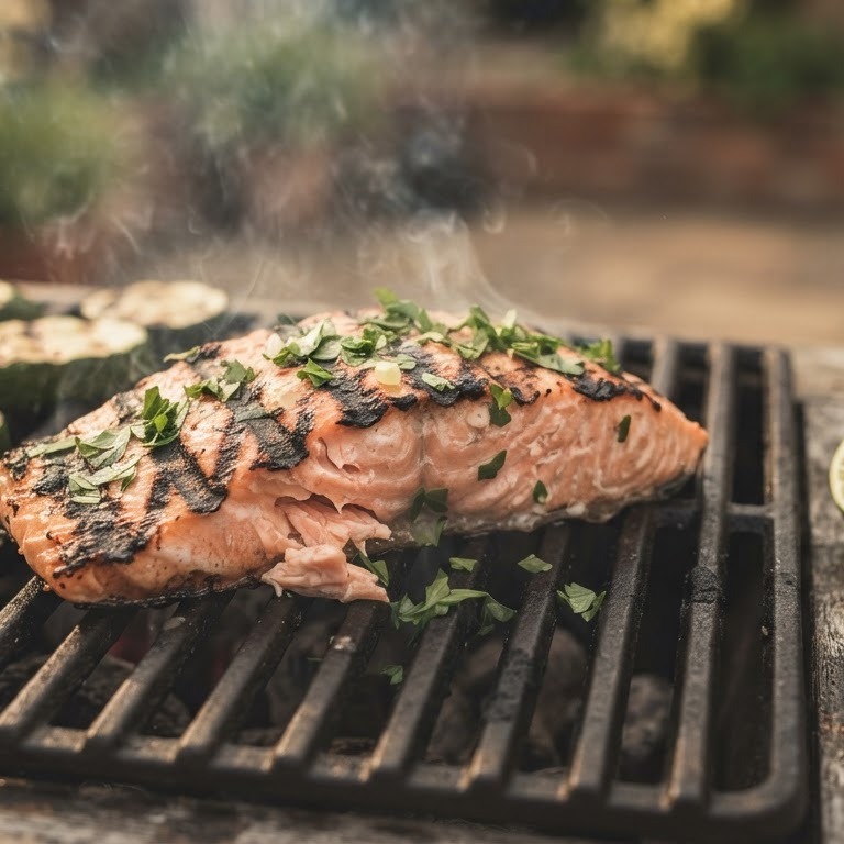Zalm op de grill recept