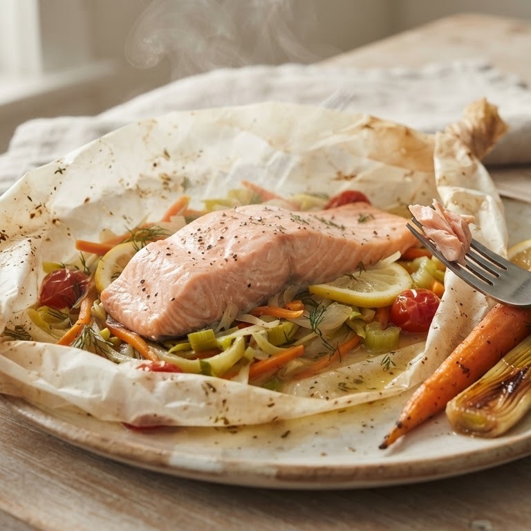 Zalm papilotte recept