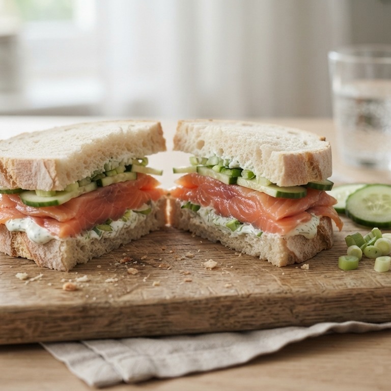 Zalm-sandwich recept