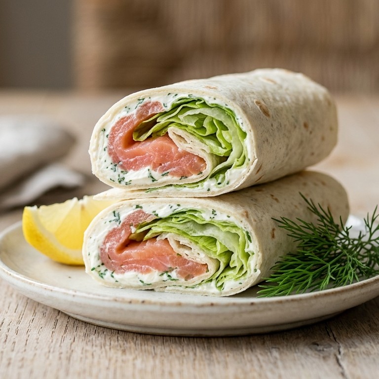 Zalm wrap recept