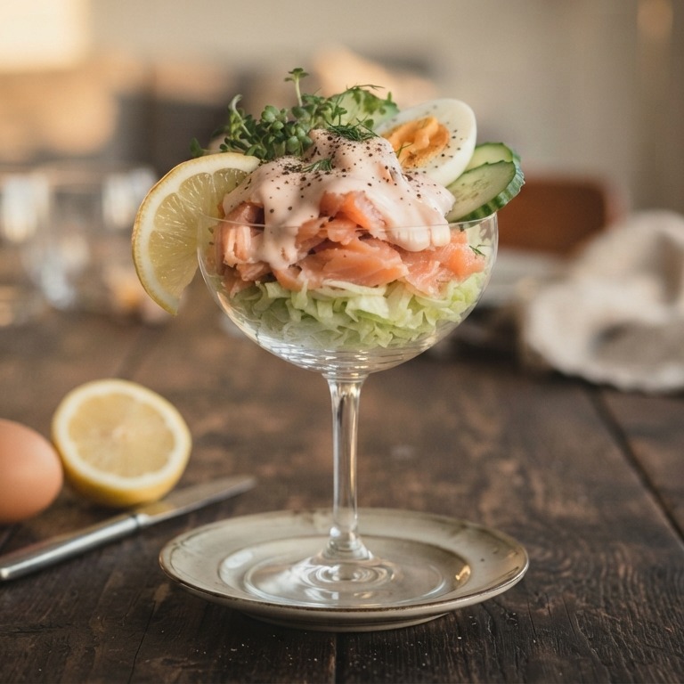 Zalmcocktail recept