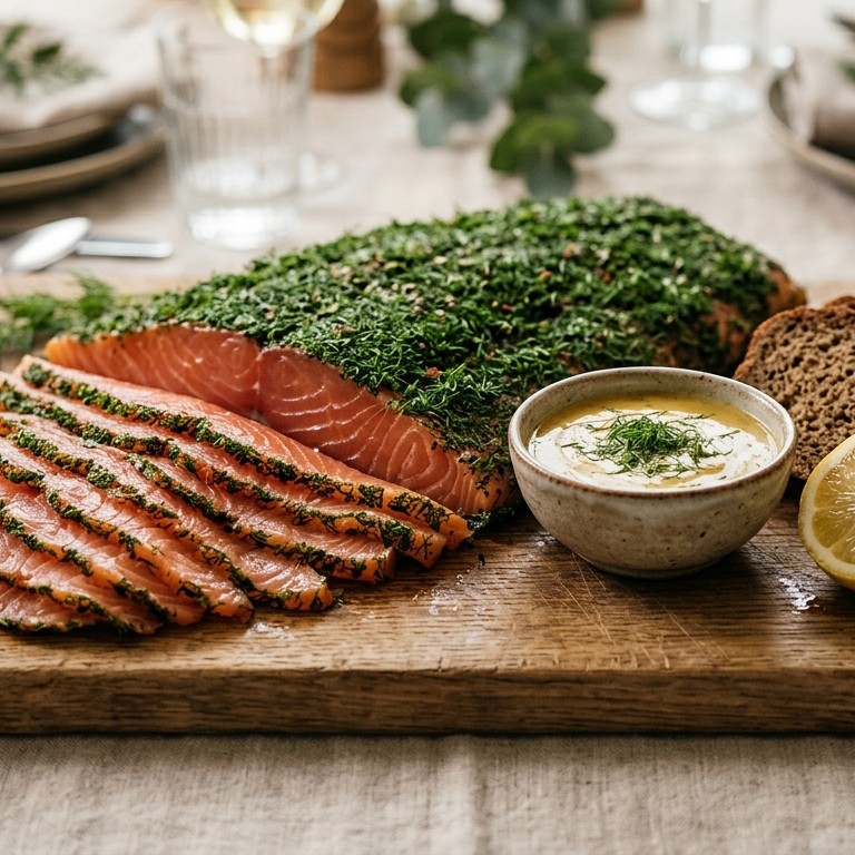 Zalmfilet met dillesaus recept