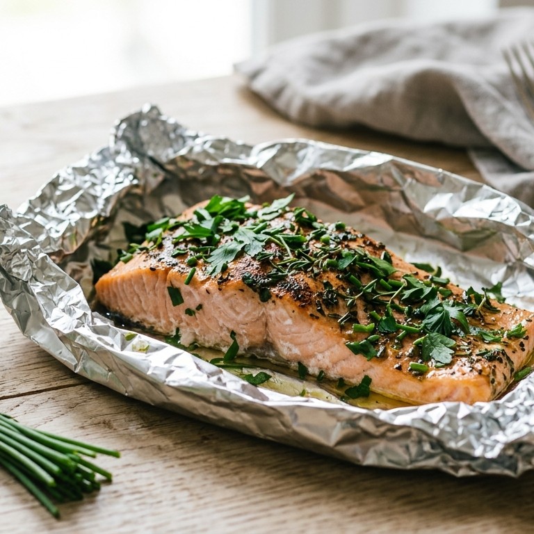 Zalmfilet met verse kruiden recept
