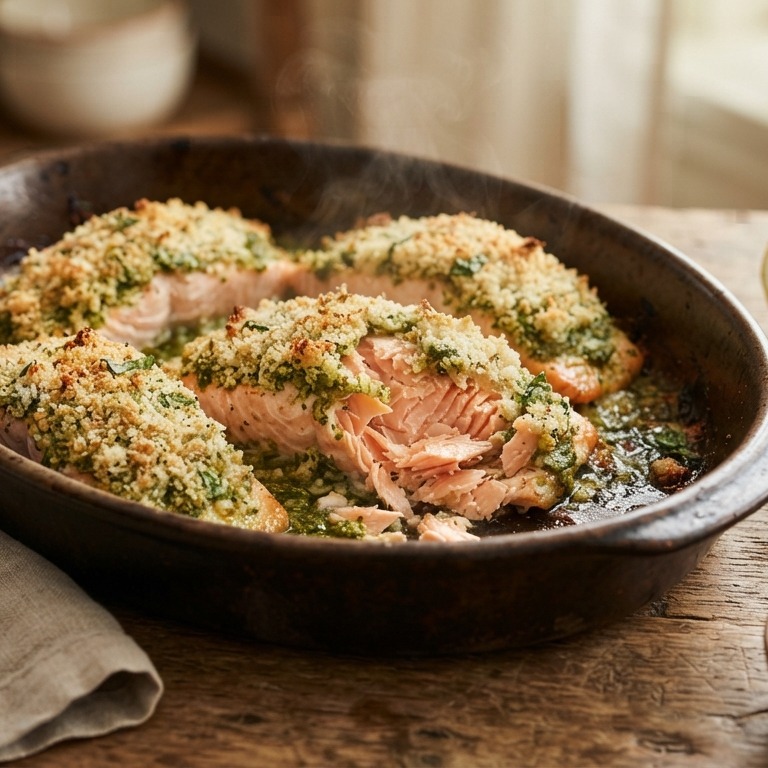 Zalmfilets uit de oven met Pecorino recept