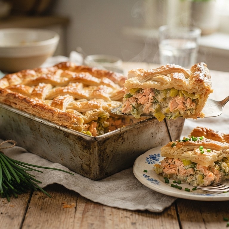 Zalmpastei recept
