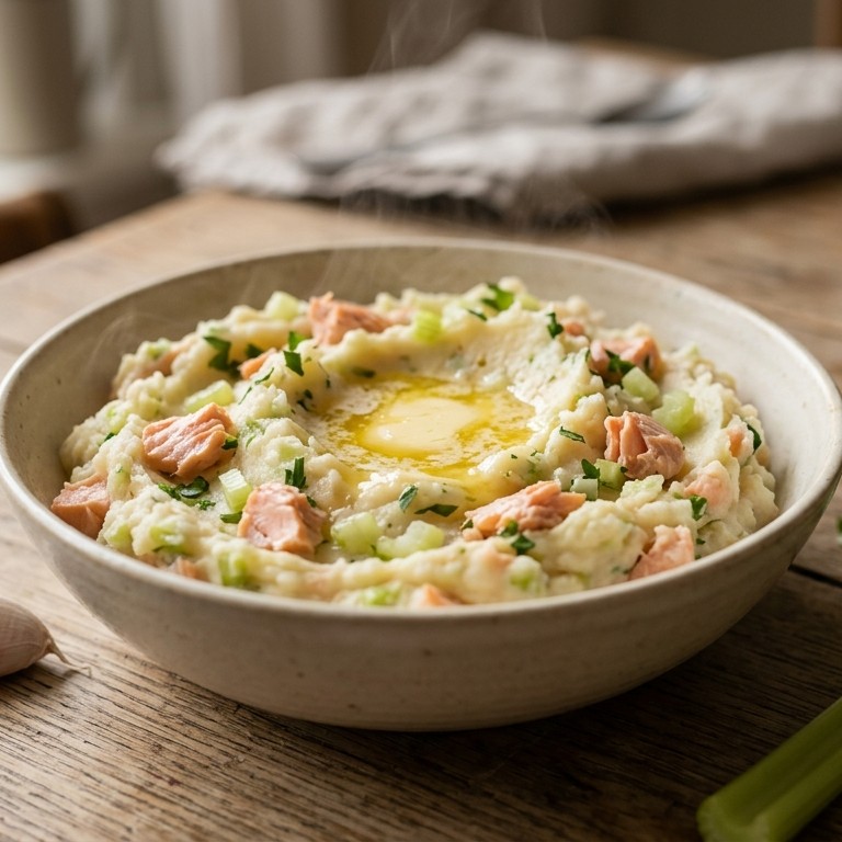 Zalmpuree recept