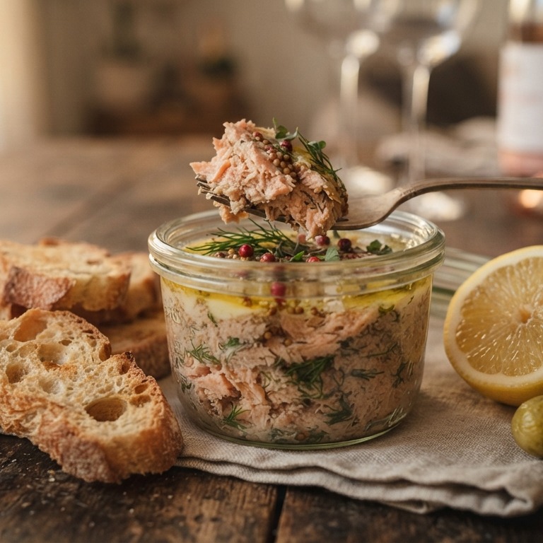 Zalmrillette recept