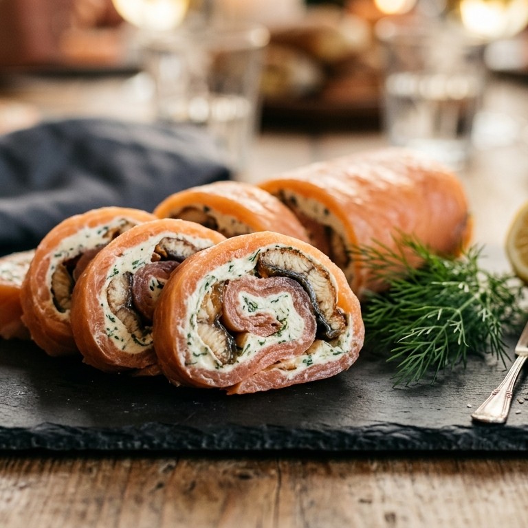 Zalmrol met paling recept